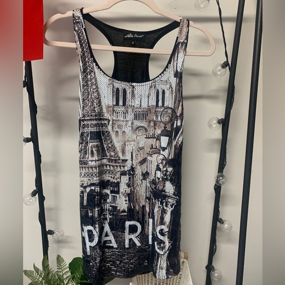 Sparkling Paris women’s tanktop - Picture 2 of 5